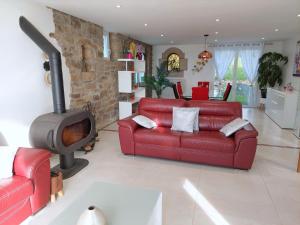 180 panoramic sea view direct beach location Locmaria Plouzan