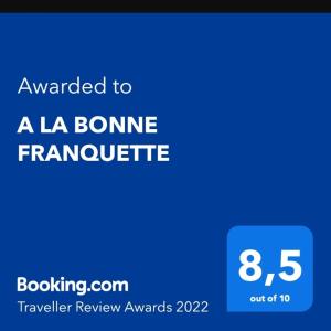 A LA BONNE FRANQUETTE