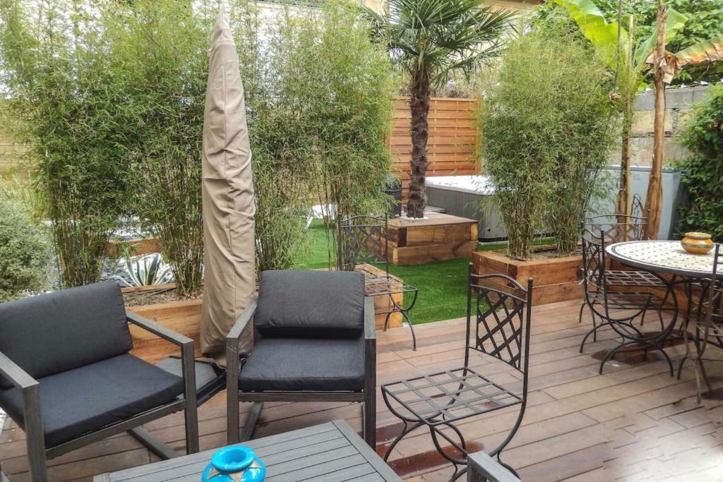 Air-Conditioned Townhouse With 2 Bedrooms Furnished Terrace & Garden 10 Rue Larmée, 33000 Bordeaux