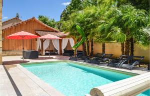 Amazing home in Allas with 4 Bedrooms, WiFi and Outdoor swimming pool