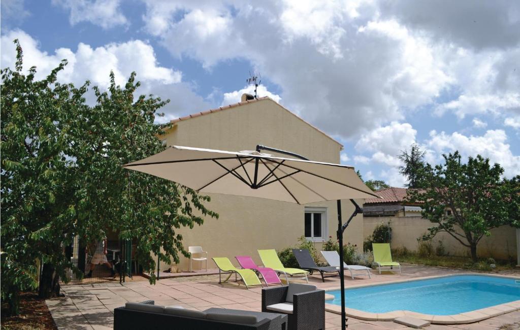 Maison de vacances Amazing home in Bassan with 4 Bedrooms, WiFi and Outdoor swimming pool  34290 Bassan