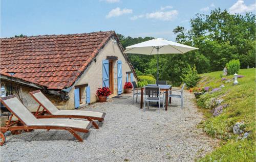 Amazing home in Brantome with 1 Bedrooms, WiFi and Outdoor swimming pool
