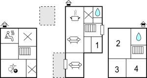 Amazing home in Dagebll with 4 Bedrooms, Sauna and WiFi