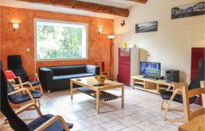 Amazing home in Mayres with 8 Bedrooms, Private swimming pool and Outdoor swimming pool