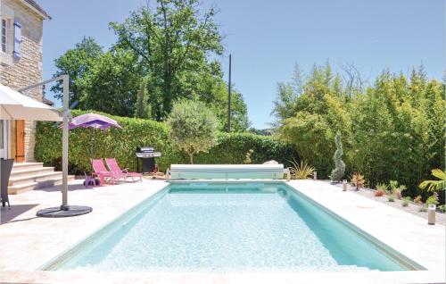 Amazing home in Puy LEvque with 3 Bedrooms, Private swimming pool and Outdoor swimming pool