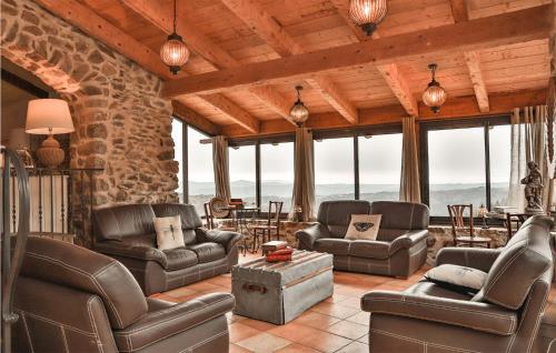 Amazing home in Saint-Laurent-Le-Pape with Sauna, WiFi and 10 Bedrooms