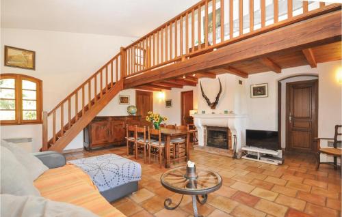 Amazing home in St, Czaire sur Siagne with 4 Bedrooms, WiFi and Outdoor swimming pool