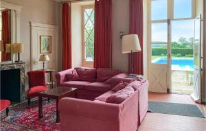 Amazing home in St Michel d,Chavaignes with 8 Bedrooms, WiFi and Private swimming pool