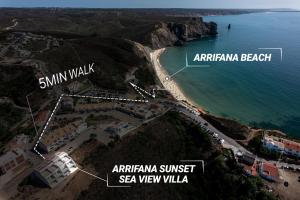 Maison de vacances Arrifana Sunset Sea View Villa Urbanização Alto da Arrifana, Lote 9, 8670-111 Aljezur 8670-111 Praia da Arrifana Algarve