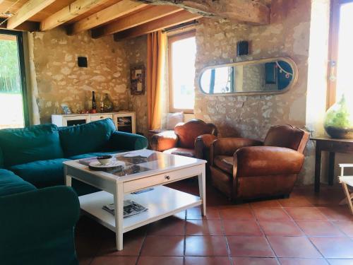 Au bercail de Bizebarre - Maison bois & pierre dans un hameau - Spa