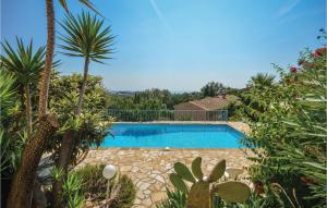 Awesome apartment in La Gaude with WiFi, Outdoor swimming pool and Swimming pool