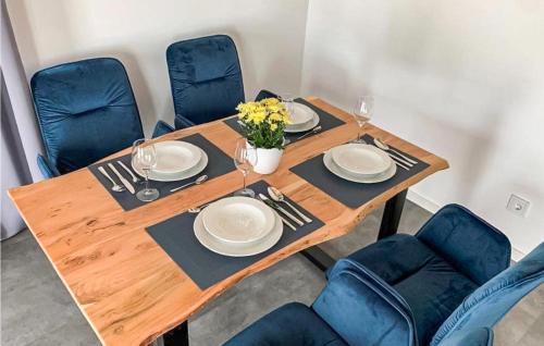 Awesome home in Bsum with 2 Bedrooms, Sauna and WiFi