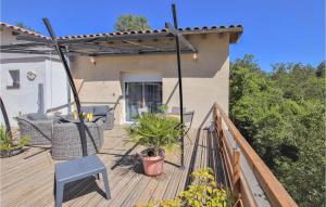 Awesome home in Espenel with 1 Bedrooms and WiFi