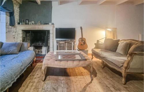 Awesome home in LHoumeau with 1 Bedrooms and WiFi