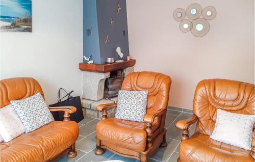 Awesome home in Saint-Carreuc with WiFi and 3 Bedrooms