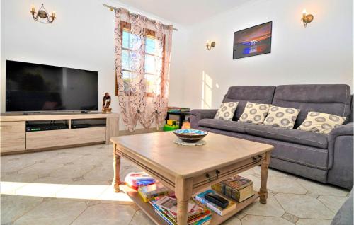 Awesome home in Saint Quentin la poter with WiFi and 3 Bedrooms