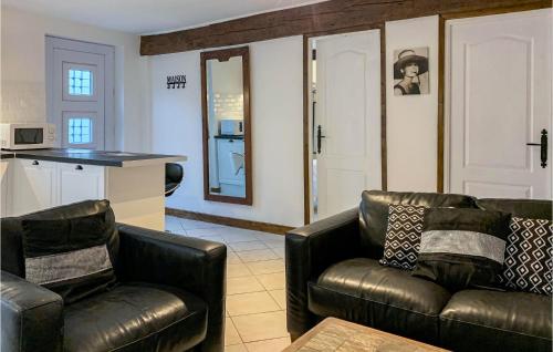 Awesome home in St Mars dEgrenne with 1 Bedrooms, WiFi and Outdoor swimming pool