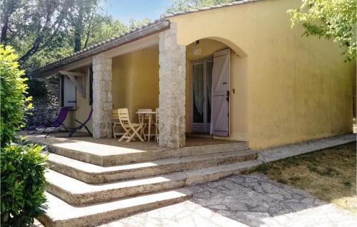 Beautiful home in Chauzon with 2 Bedrooms