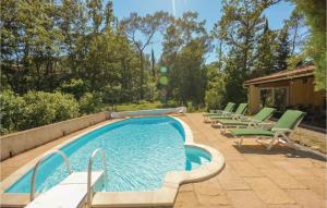 Beautiful home in Fayence with WiFi, Private swimming pool and Outdoor swimming pool
