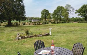 Beautiful home in Fougerolles Du Plessis with 1 Bedrooms, Jacuzzi and WiFi