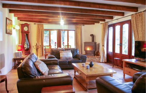 Beautiful home in Guern with 1 Bedrooms and WiFi