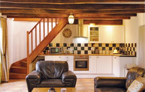 Beautiful home in Guern with 1 Bedrooms and WiFi