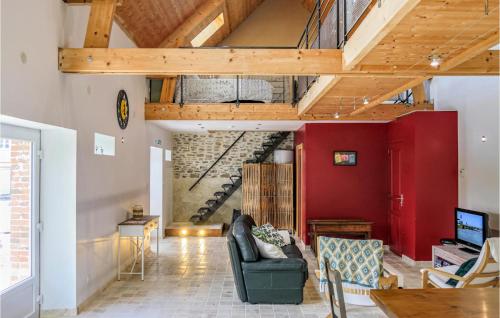 Beautiful home in La Meauffe with 2 Bedrooms and WiFi