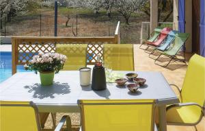 Beautiful home in Le Poujol sur Orb with 3 Bedrooms, WiFi and Private swimming pool