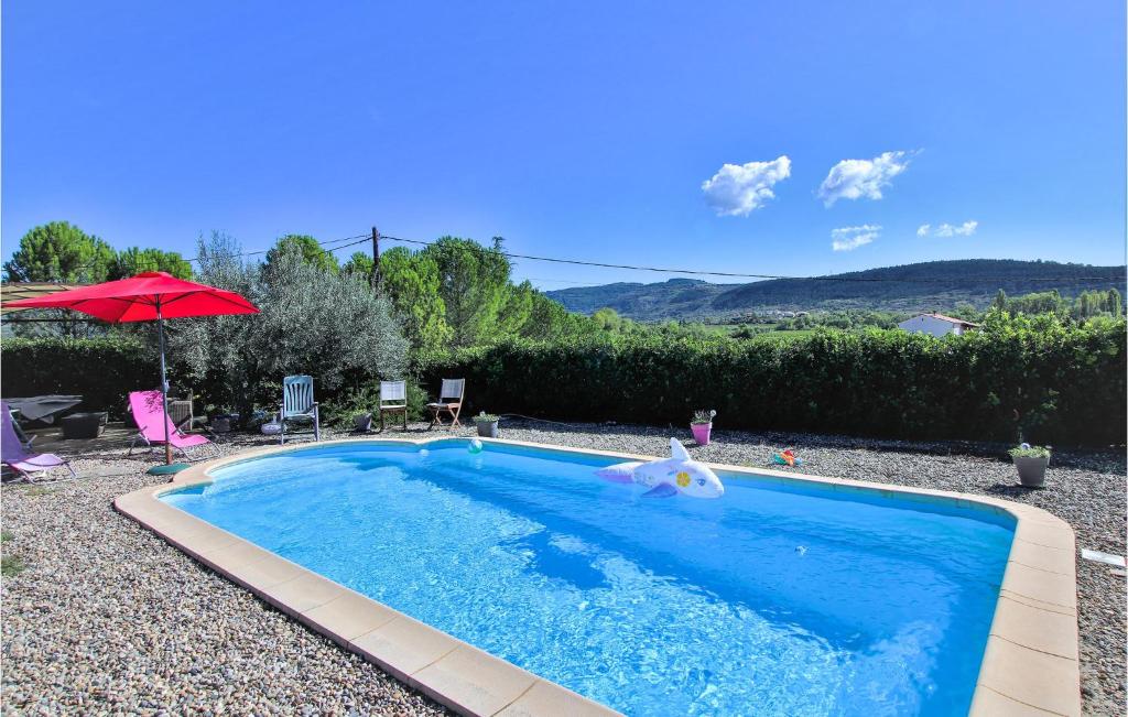 Beautiful home in Lussas with Outdoor swimming pool, 2 Bedrooms and WiFi , 07170 Lussas