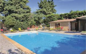 Beautiful home in Montsegur sur Lauzon with 4 Bedrooms, Private swimming pool and Outdoor swimming pool