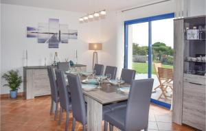 Beautiful home in Plouzec with 4 Bedrooms, WiFi and Heated swimming pool