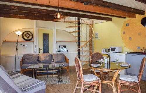 Beautiful home in Quemper Guezennec with WiFi and 1 Bedrooms