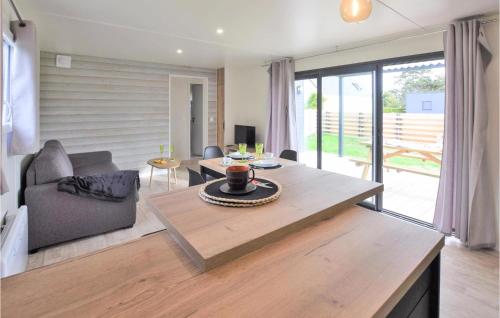 Beautiful home in Saint-Germain-sur-Ay with WiFi and 2 Bedrooms