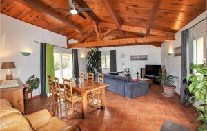 Beautiful home in St Julien De Peyrolas with 3 Bedrooms, WiFi and Private swimming pool