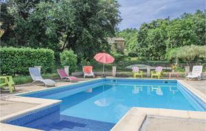 Beautiful home in St, Julien de Peyrolas with WiFi, Private swimming pool and Outdoor swimming pool