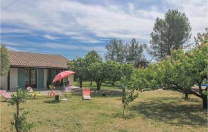 Beautiful home in St, Julien de Peyrolas with WiFi, Private swimming pool and Outdoor swimming pool