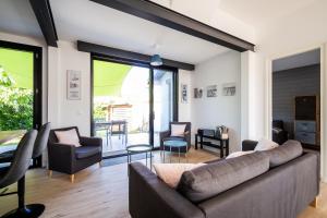 Belle villa pour 7 personnes a 200 m de la plage du Betey