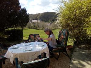 Belle Vue 2. Best view of BRANTOME and its Abbey