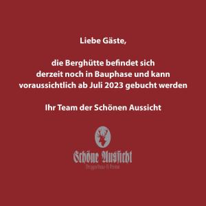 Berghütte Schöne Aussicht