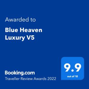 Maison de vacances Blue Heaven Luxury V5 Urbanizacao Castros, Lote 3 Alporchinhos 8400-450 Porches Algarve