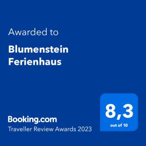 Blumenstein Ferienhaus