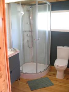 bord de mer, chalet en bois avec tandem