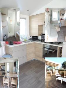 Bungalow de 2 chambres avec piscine partagee jacuzzi et jardin clos a Gastes