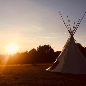Captivating Tipi dans La foret du Dragon in Murols