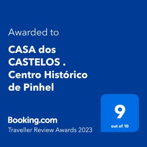 CASA dos CASTELOS . Centro Histórico de Pinhel
