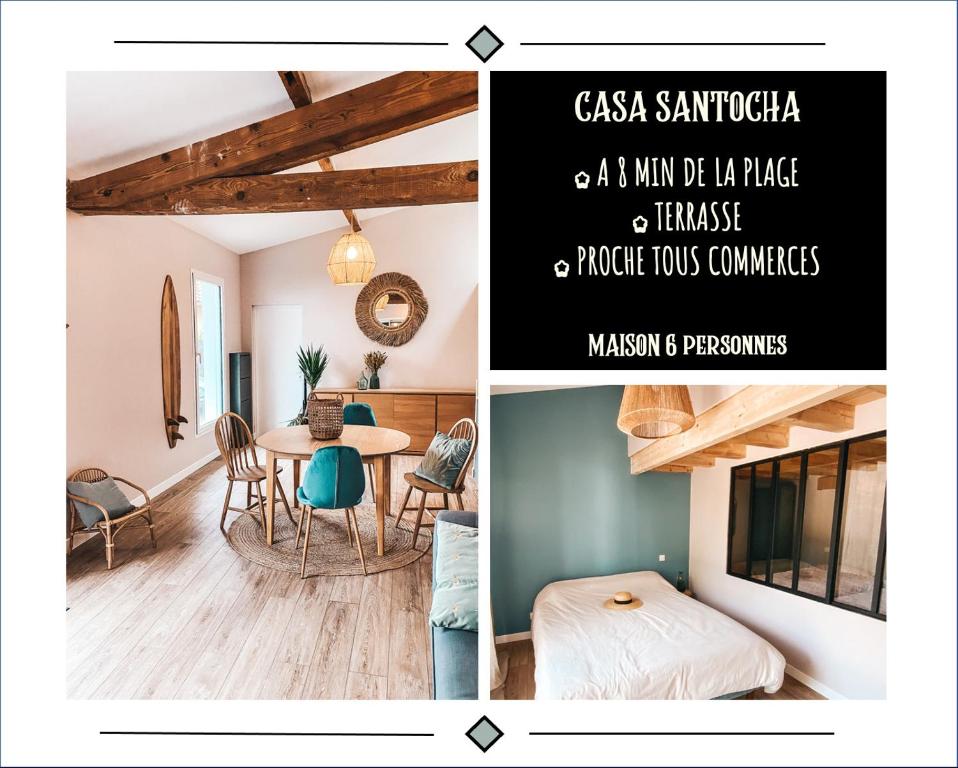 Casa santocha sublime maison de vacances Des Campeurs, 12, 40130 Capbreton