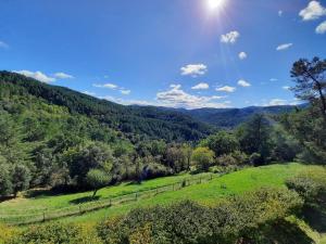 Maison de vacances Chalet 14 pers avec vue panoramique et piscine chauffée Hameau de Belle Poile Villa Les Cèdres 30450 Génolhac Languedoc-Roussillon