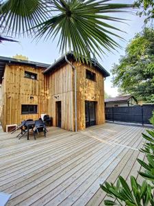 Chalet bois village vacances