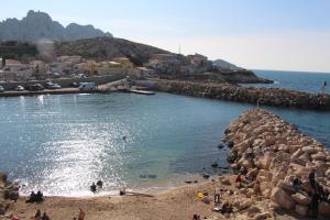 Charmant Cabanon aux Goudes à Marseille avec vue mer