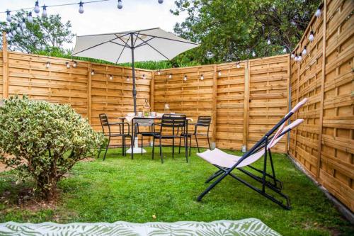 Charmant studio/T2 au calme avec jardin et parking